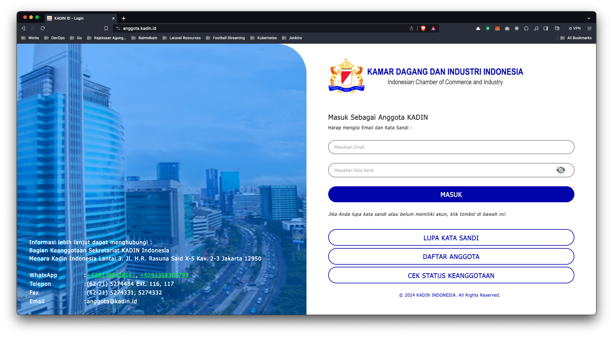 Kadin Membership System preview